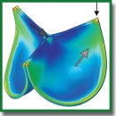 Исследование биомеханики створчатого аппарата протеза клапана сердца методом численного моделирования
