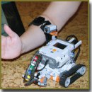 Combined Use of Command-Proportional Control of External Robotic Devices Based on Electromyography Signals	